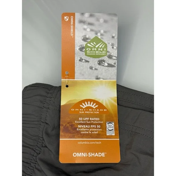 NWT Columbia Omni-Shade UPF 50 Men's XL Gray Mountaindale 8" Inseam Hiking Short - Picture 9 of 11